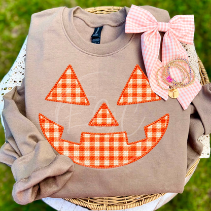 Faux Stitch Jack O Lantern