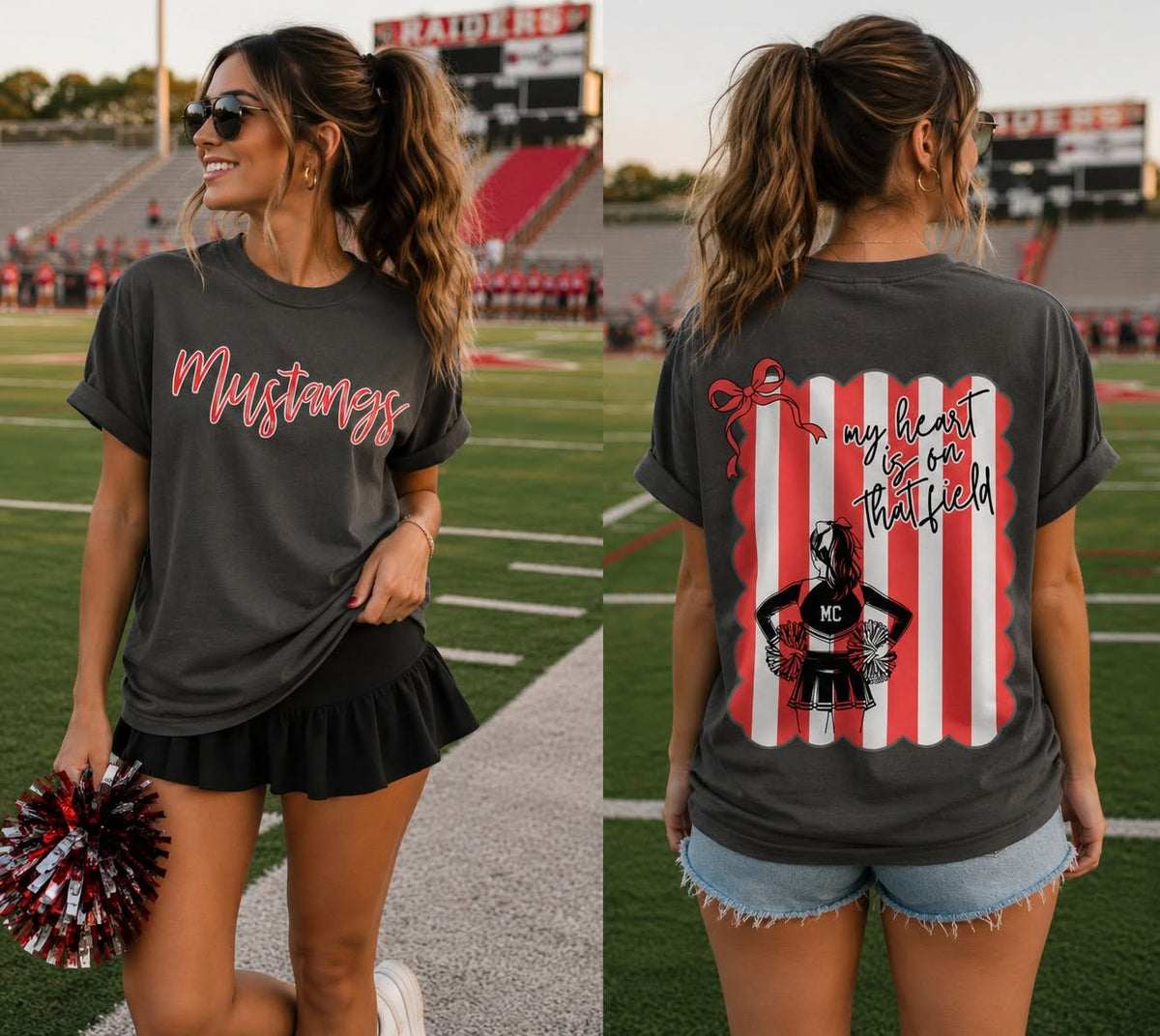 Football/Cheer Tee Customizable
