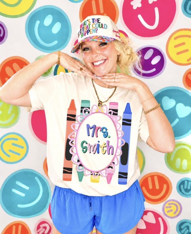 Personalized Pencil Tee
