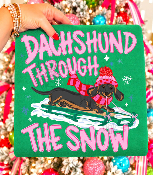 Dachshund Through The Snow