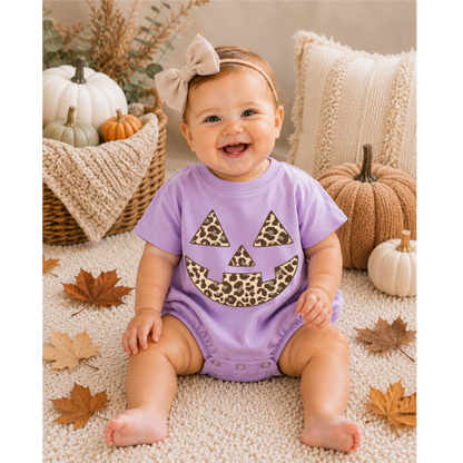 Faux Stitch Leopard Jack O Lantern