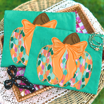 Colorful Pumpkin/Name Plate