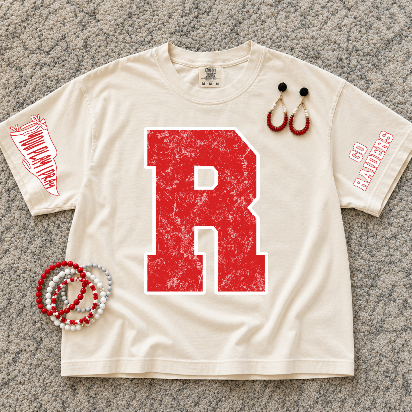 You Play I Pray Mascot Tee