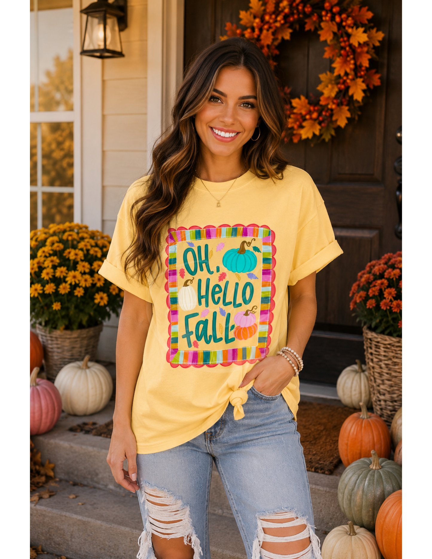 Oh Hello Fall Tee